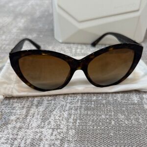 Jimmy Choo Tortoise Polarized Sunglasses